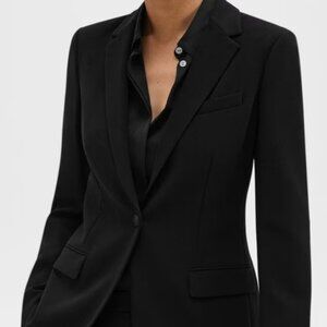 Theory Staple Blazer in Admiral Crepe Size 10